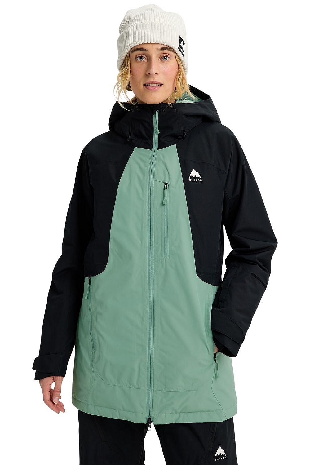 Jacke Burton Reserve Insulated 2L - True Black/Soft Sage - women´s