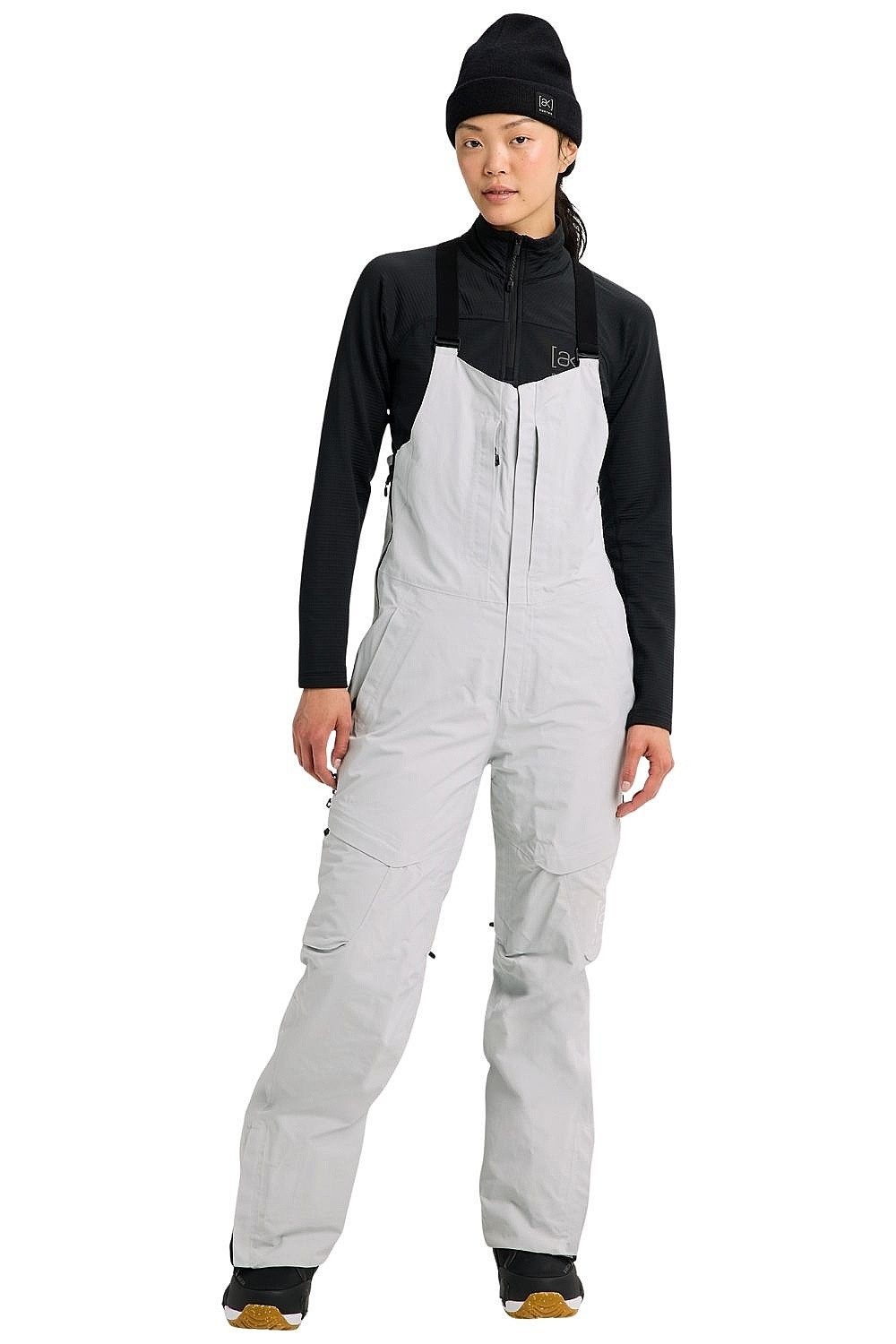 pantalon Burton Kimmy Bib AK 2L Gore-Tex - Gray Cloud - women´s