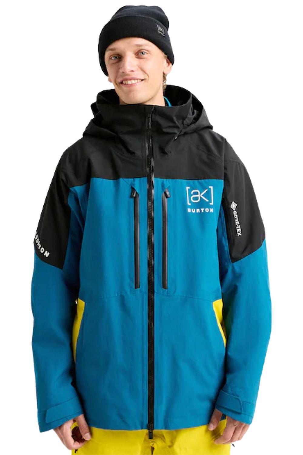 bunda Burton Swash AK 2L Gore-Tex - True Black/Blue Teal/Atomic Yellow - men´s