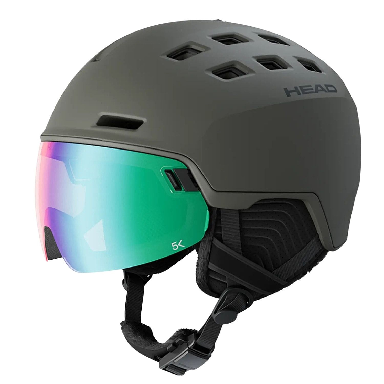 casco Head Radar 5K Visor - Moss