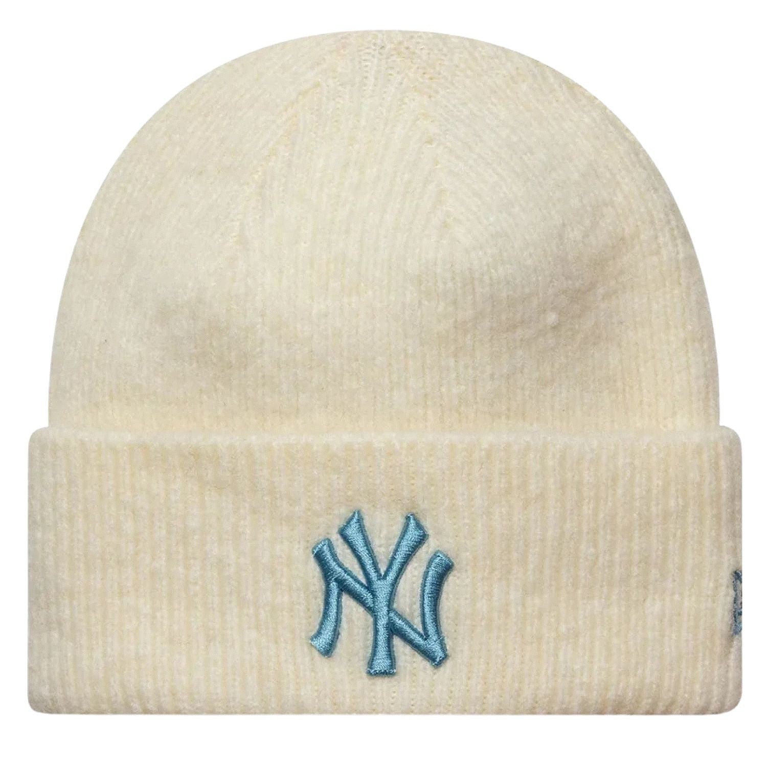 Mütze New Era Wide Cuff MLB New York Yankees - Light Cream/Blue Foam - women´s