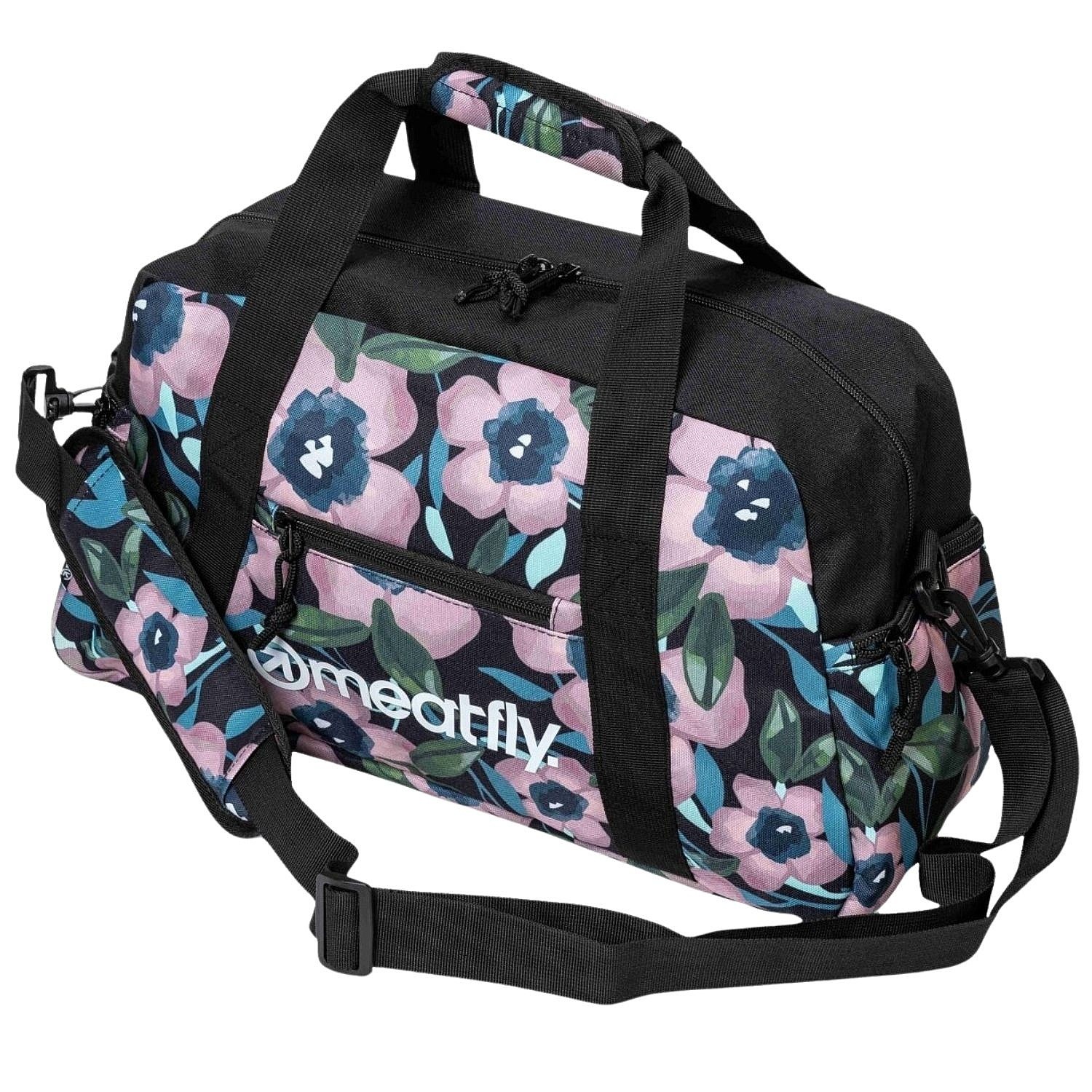 sac bandoulière  Meatfly Mavis Duffle - Pink Flowers - women´s