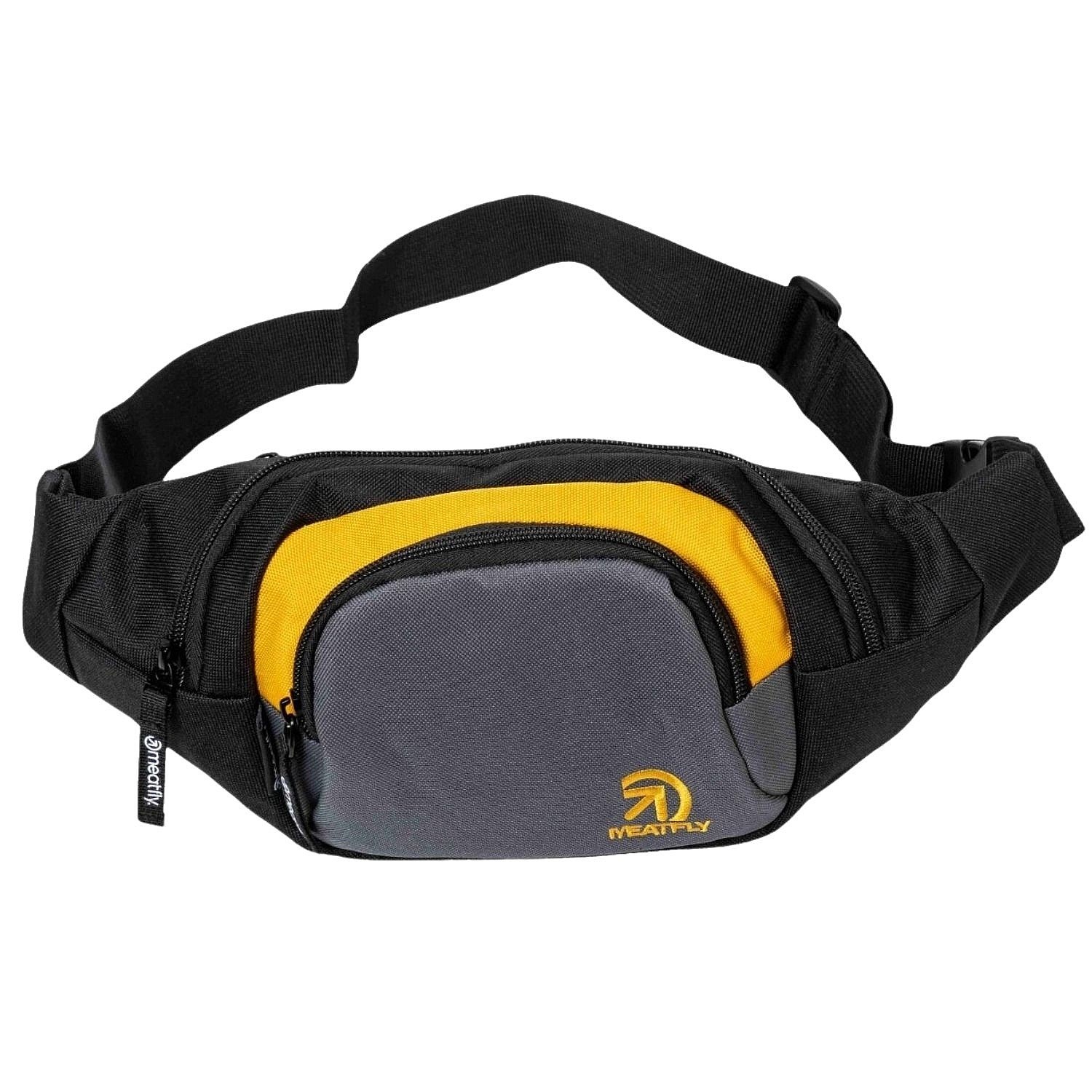sac bum Meatfly Wally - Dark Grey/Gold