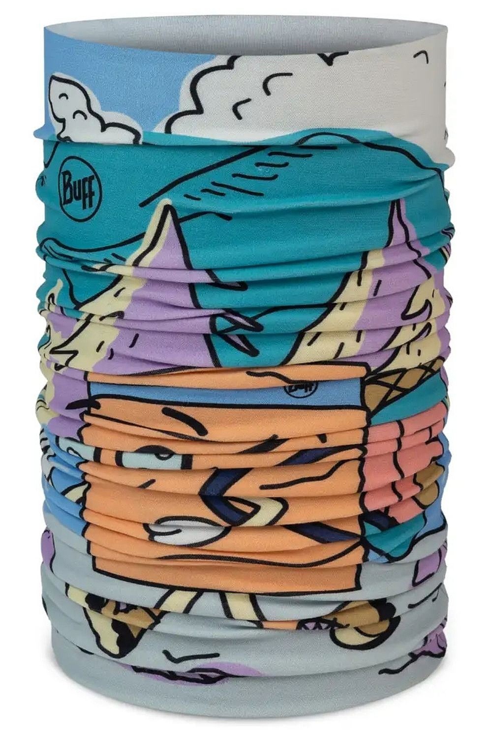 шарф Buff Original EcoStretch - 136641/Teyt/Multi - unisex junior