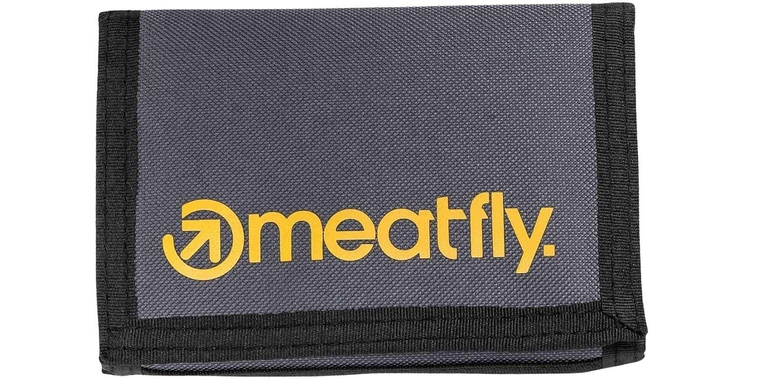 Brieftasche Meatfly Huey - Dark Grey/Gold