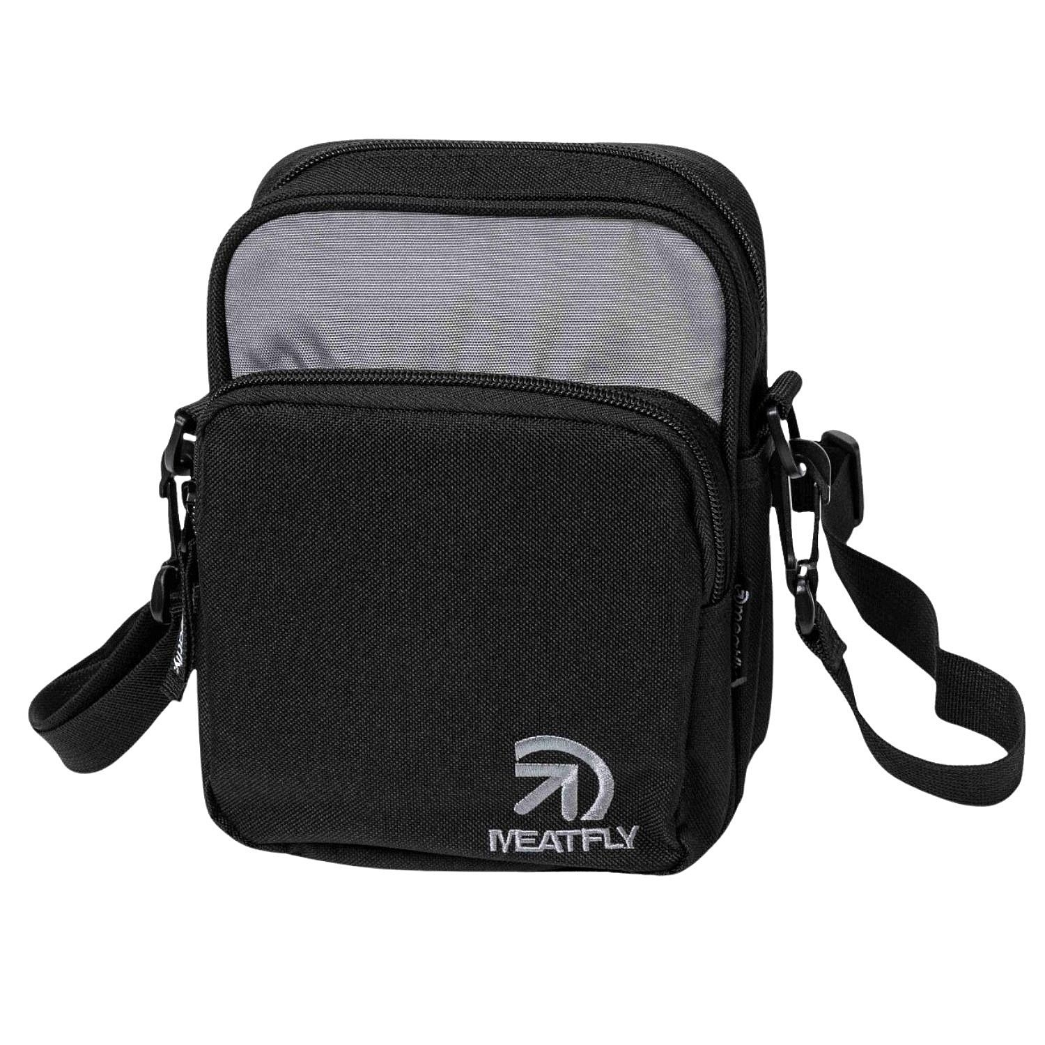 taška Meatfly Hardy Small - Black/Grey