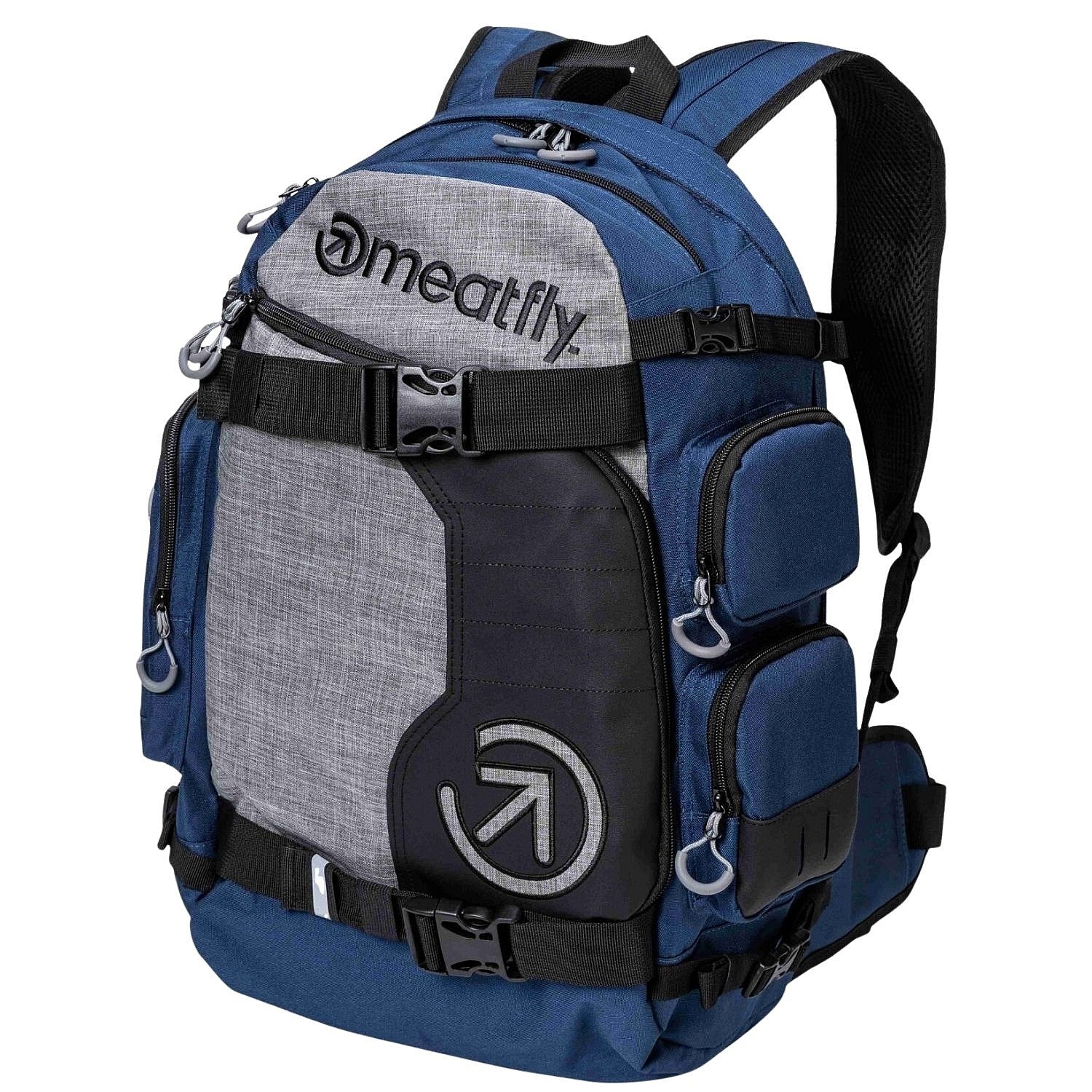 sac à dos Meatfly Wanderer - Blue/Grey Heather