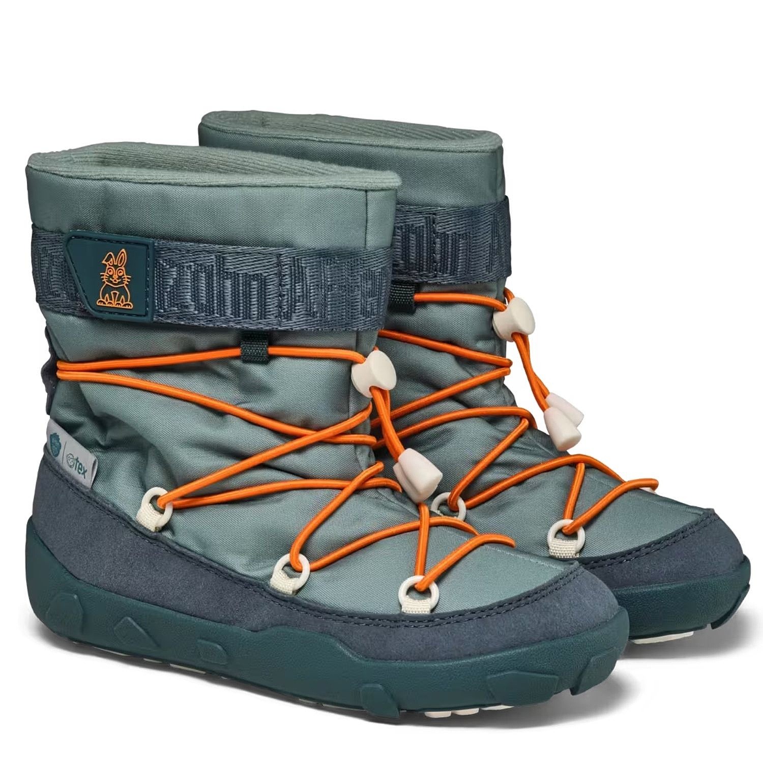 topánky Affenzahn Snow Boot Vegan Snowy Bunny - Mint - kid´s