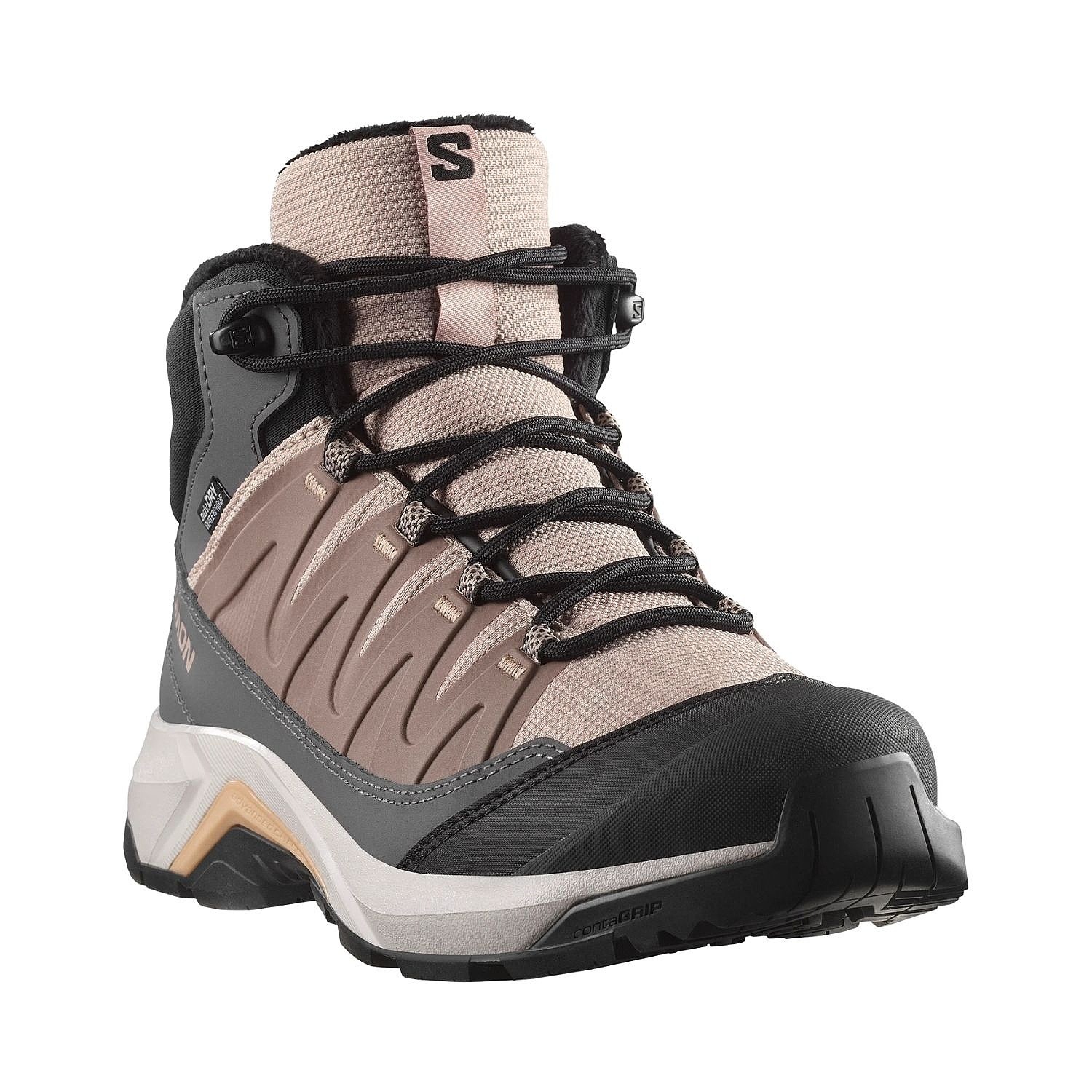chaussures Salomon X-Adventure Coldrush WP W - Ethere/Iron/Mahogany Rose - women´s