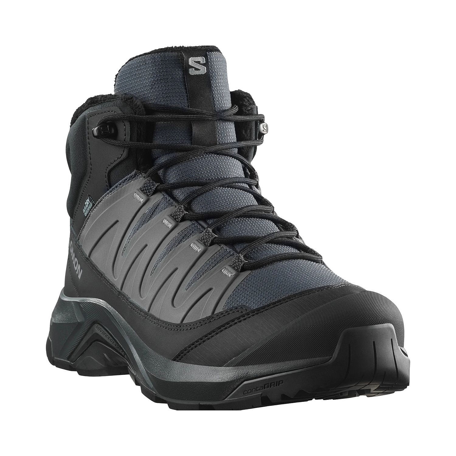 chaussures Salomon X-Adventure Coldrush WP - Asphalt/Black/Alloy - men´s