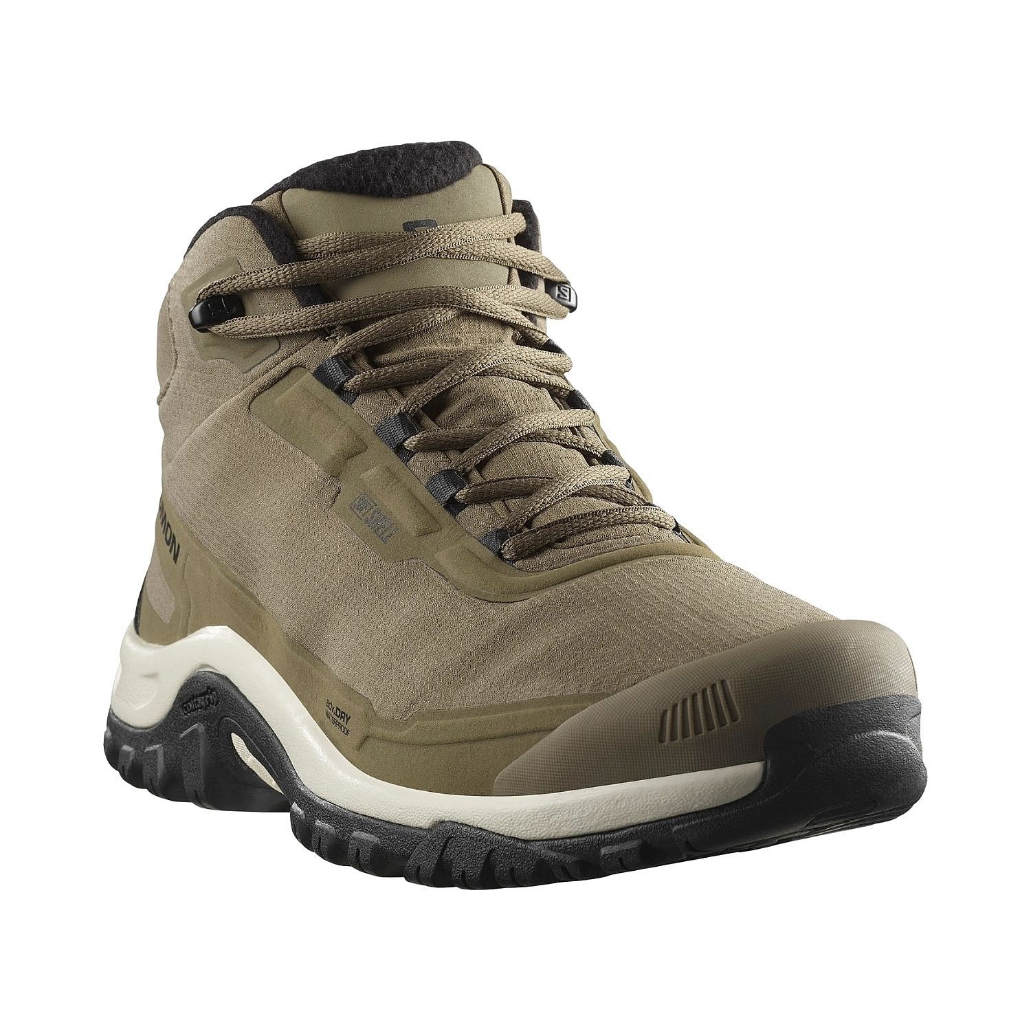 topánky Salomon Shelter WP - Stone Gray/Black/Rainy Day - men´s