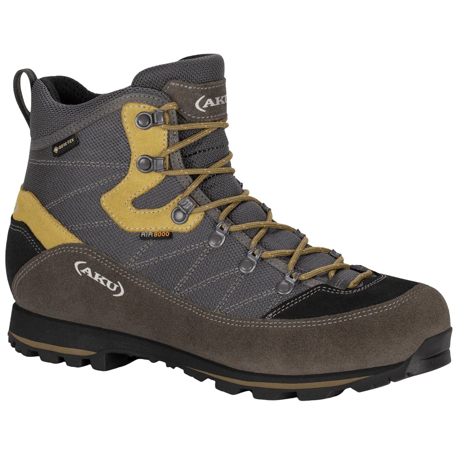 topánky AKU Trekker Lite III GTX Wide - Dark Grey/Mustard - men´s