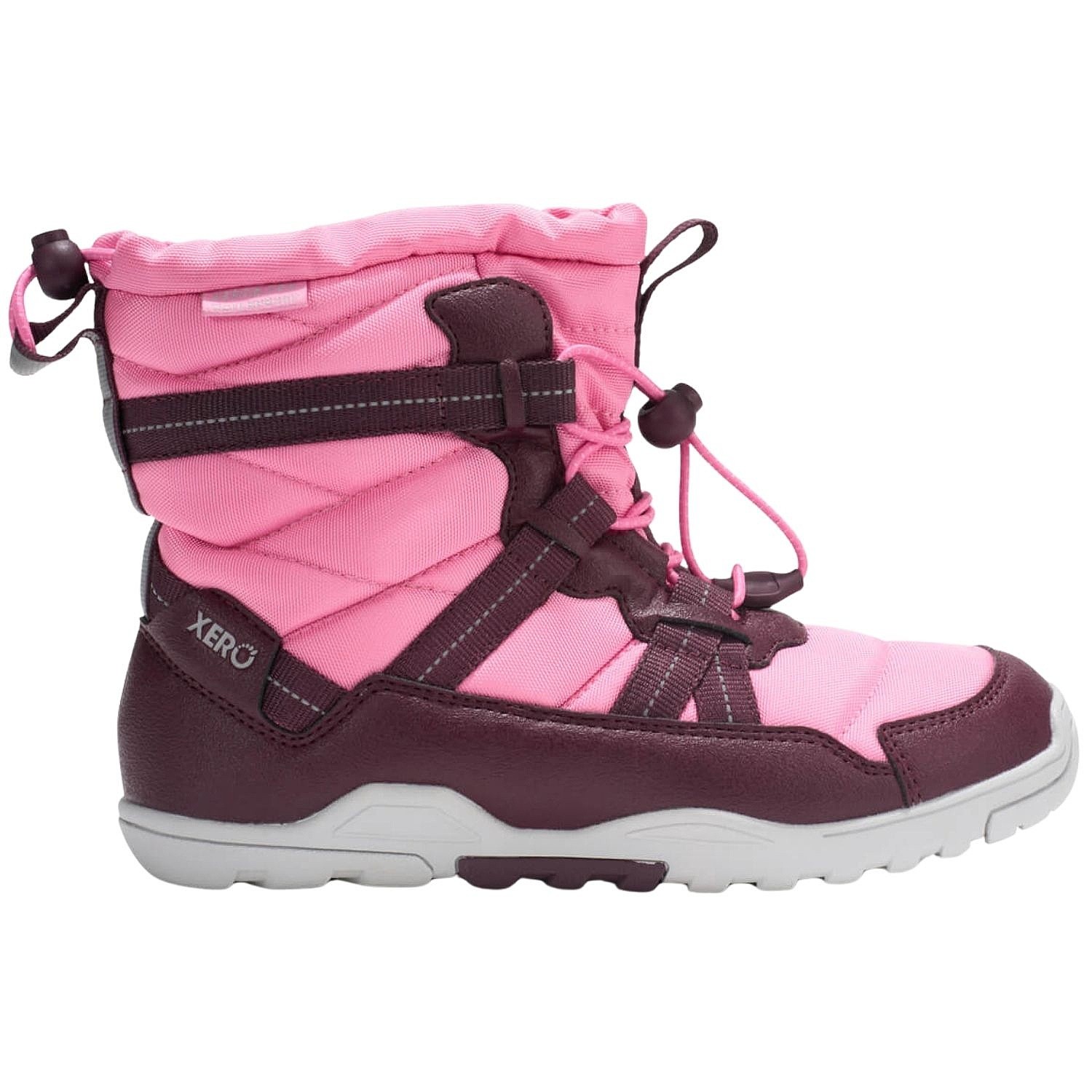 topánky Xero Shoes Alpine Pull On - Pink/Fig - girl´s