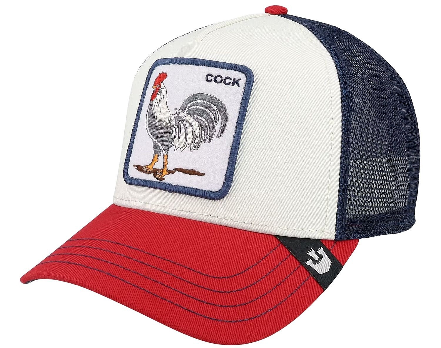 czapka z daszkiem Goorin Bros. Team Rooster Trucker - White