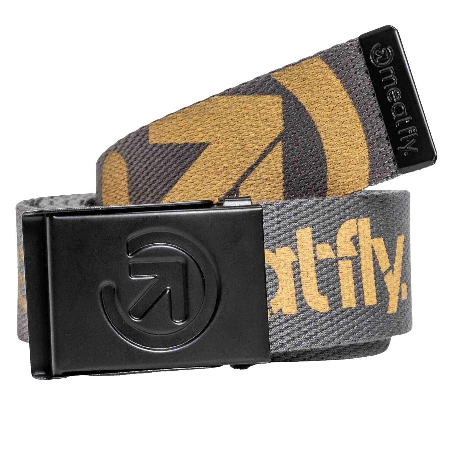 pasek Meatfly Corridor - Dark Grey/Gold