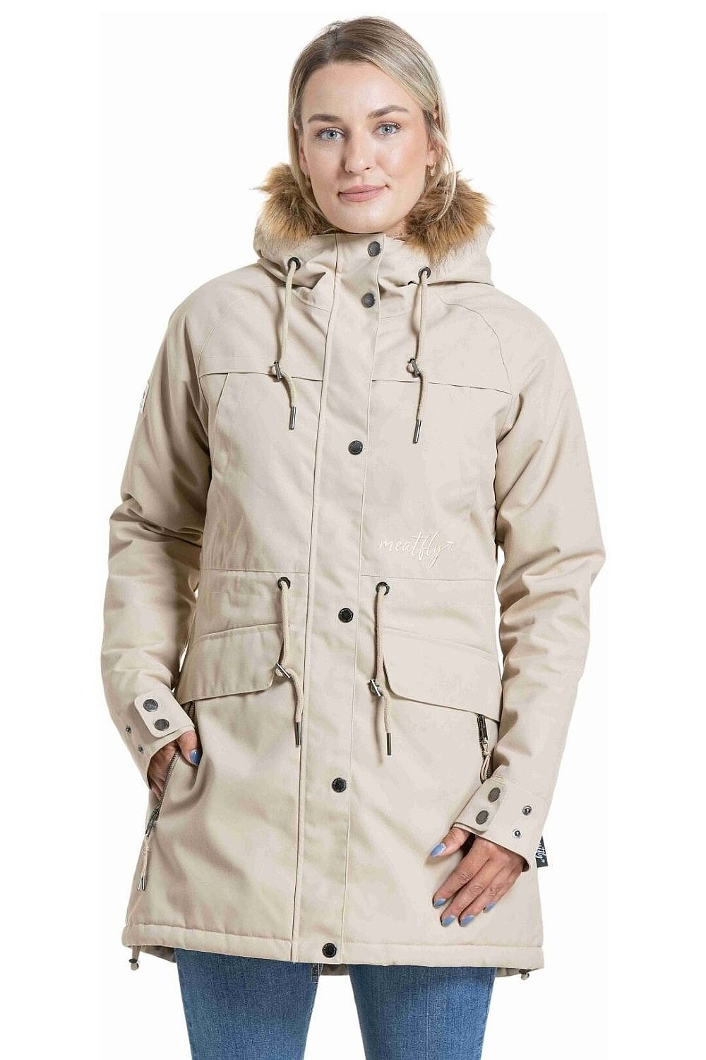 Jacke Meatfly Aubrey - Iced Coffee - women´s
