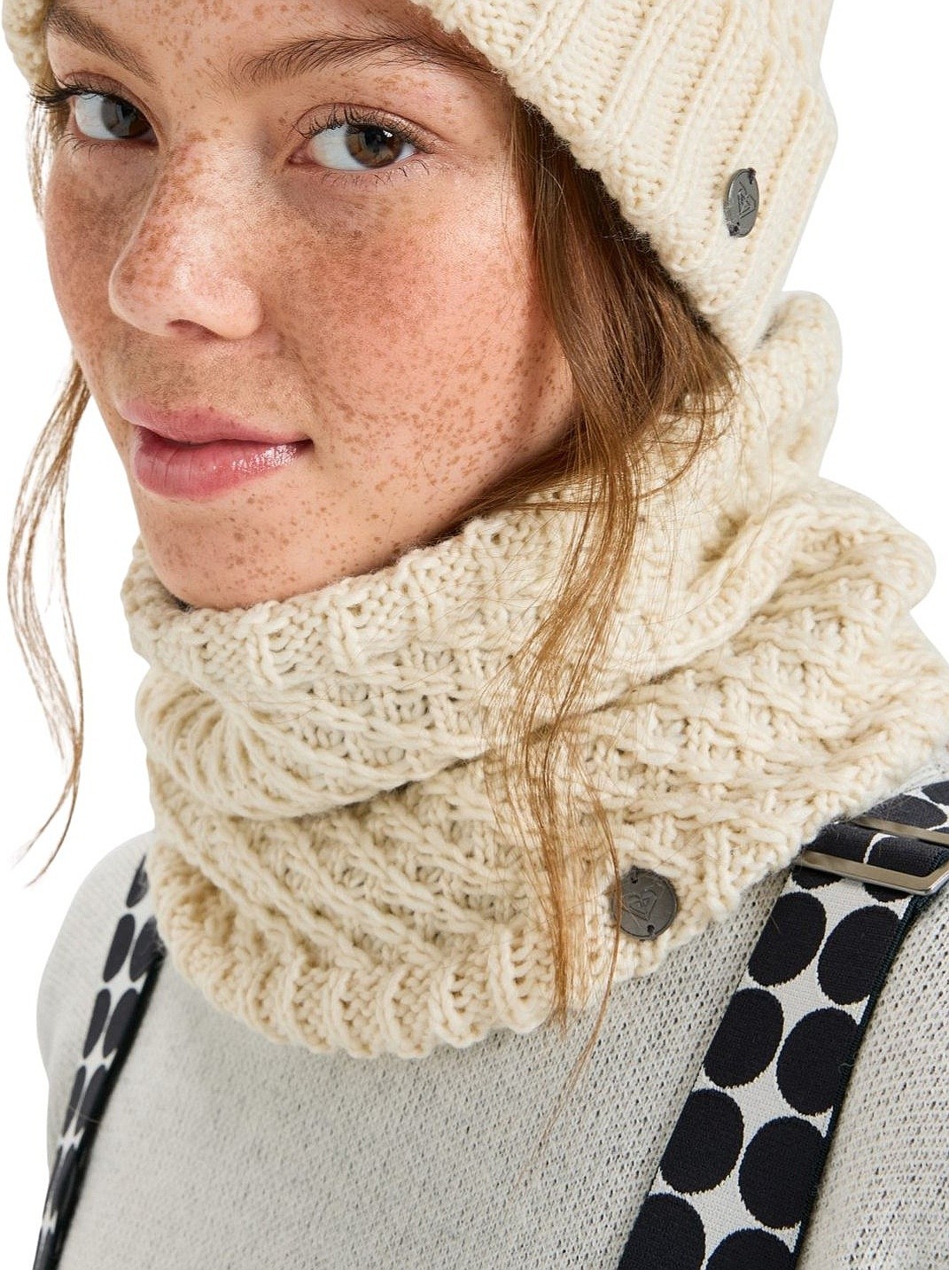 Halstuch Roxy Blizzard Collar - WCF0/Whisper White - women´s