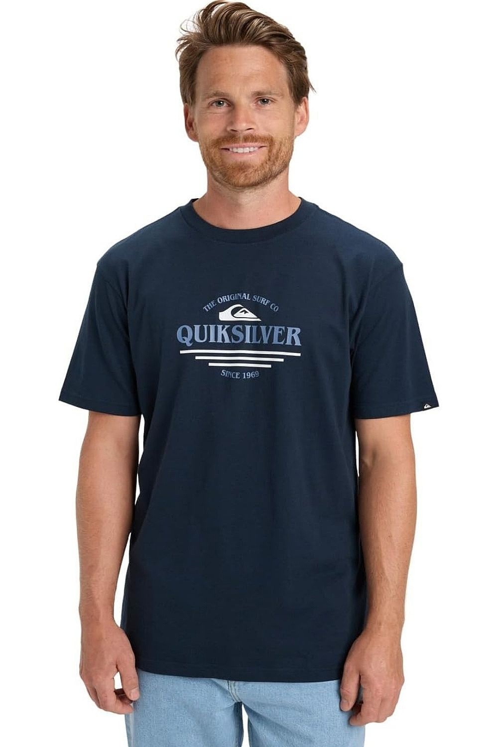 tričko Quiksilver Type Line - KTP0/Dark Navy