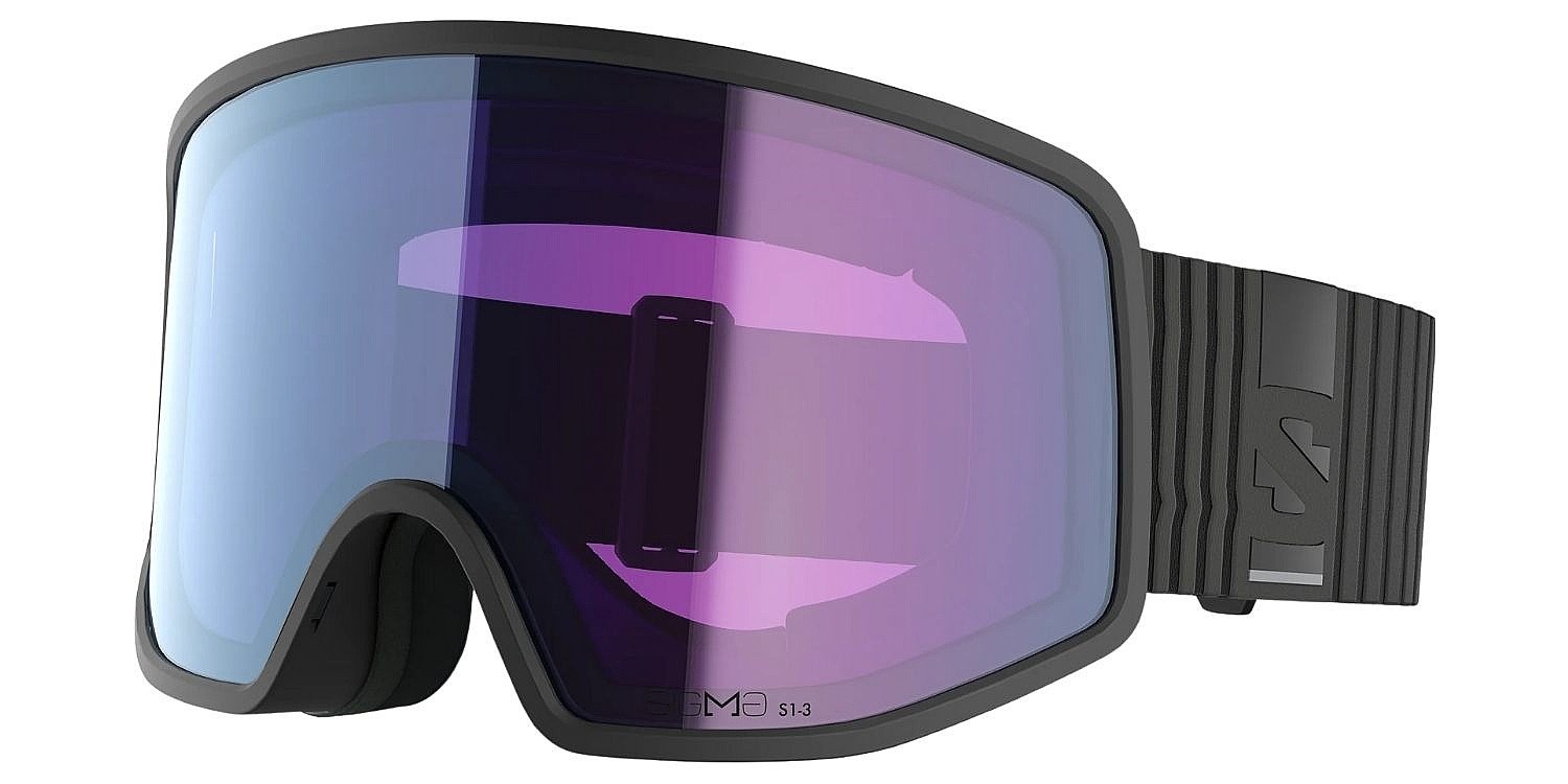 masque de ski  Salomon Sentry Pro Sigma Photochromic - Black/Sigma Photochromic Sky Blue
