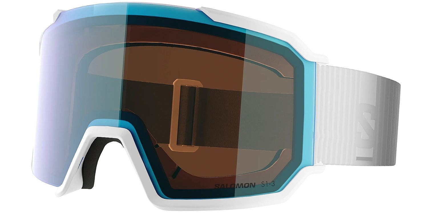 Skibrille Salomon S/View Photochromic - White/Photochromic Blue
