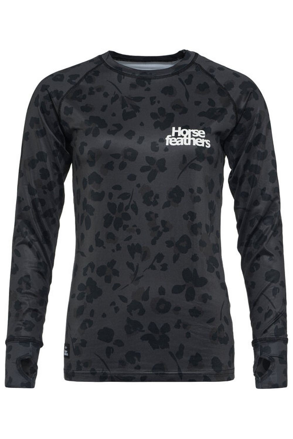 tričko Horsefeathers Mirra LS - Floral Cheetah - women´s