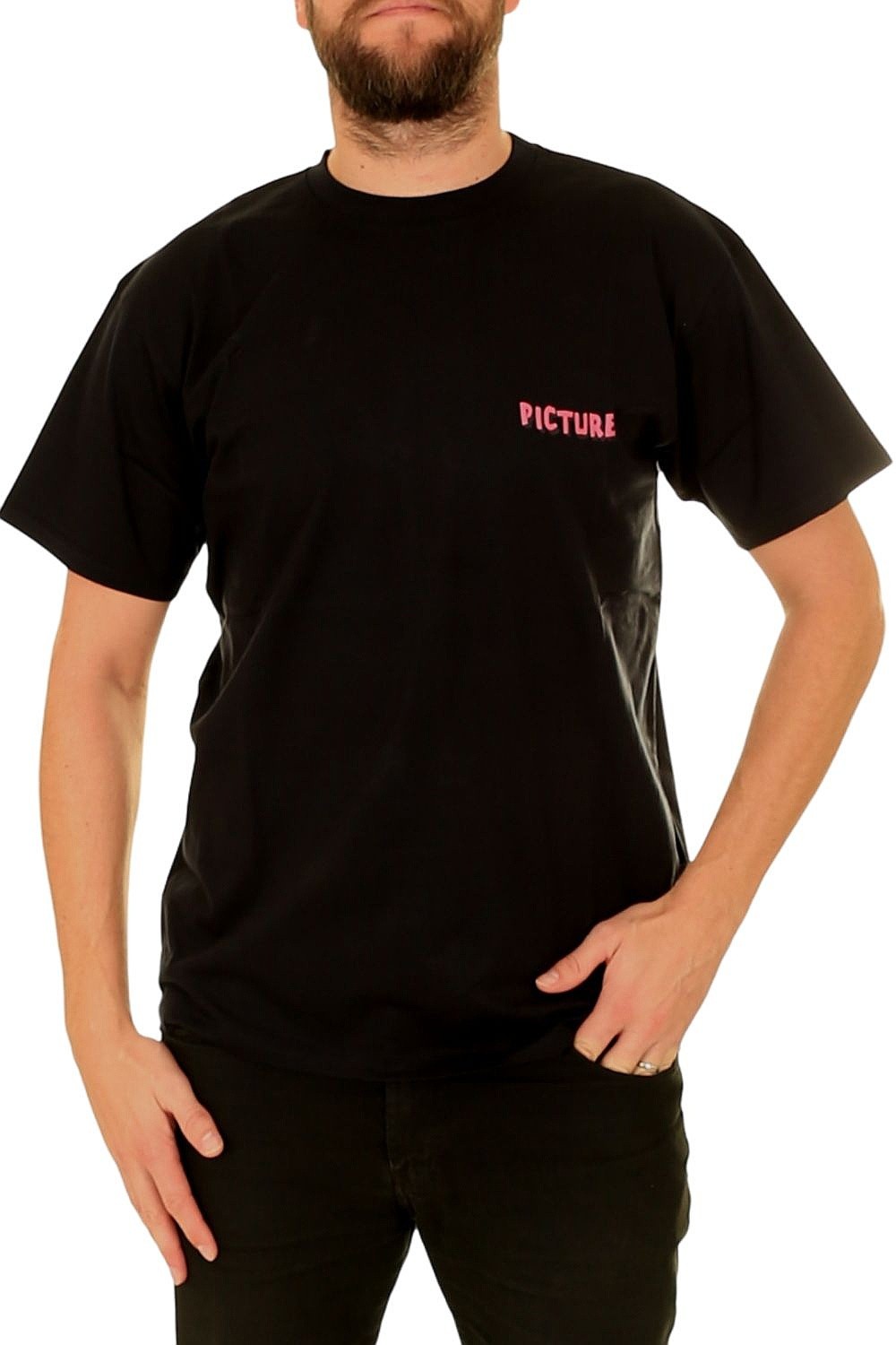 tričko Picture Tonic Banie - Black - men´s