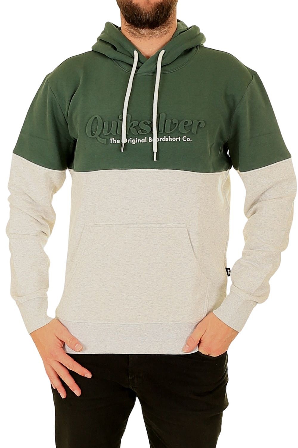 sudadera Quiksilver Sunchiser - SJSH/Light Grey Heather - men´s
