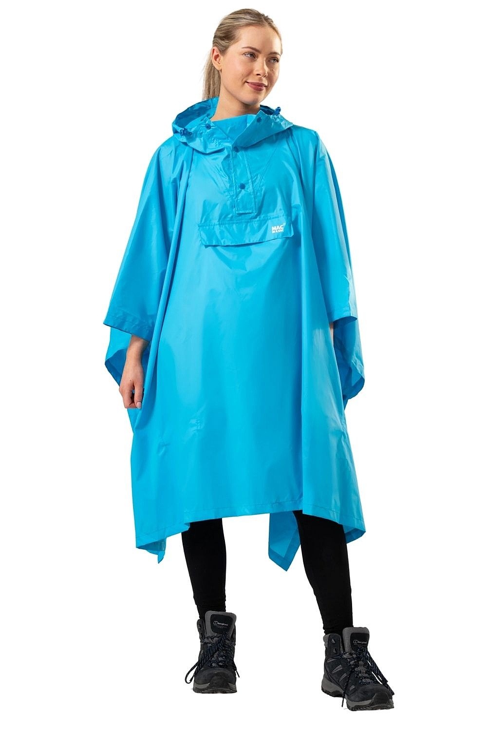 ponczo Mac In a Sac Poncho - Neon Blue