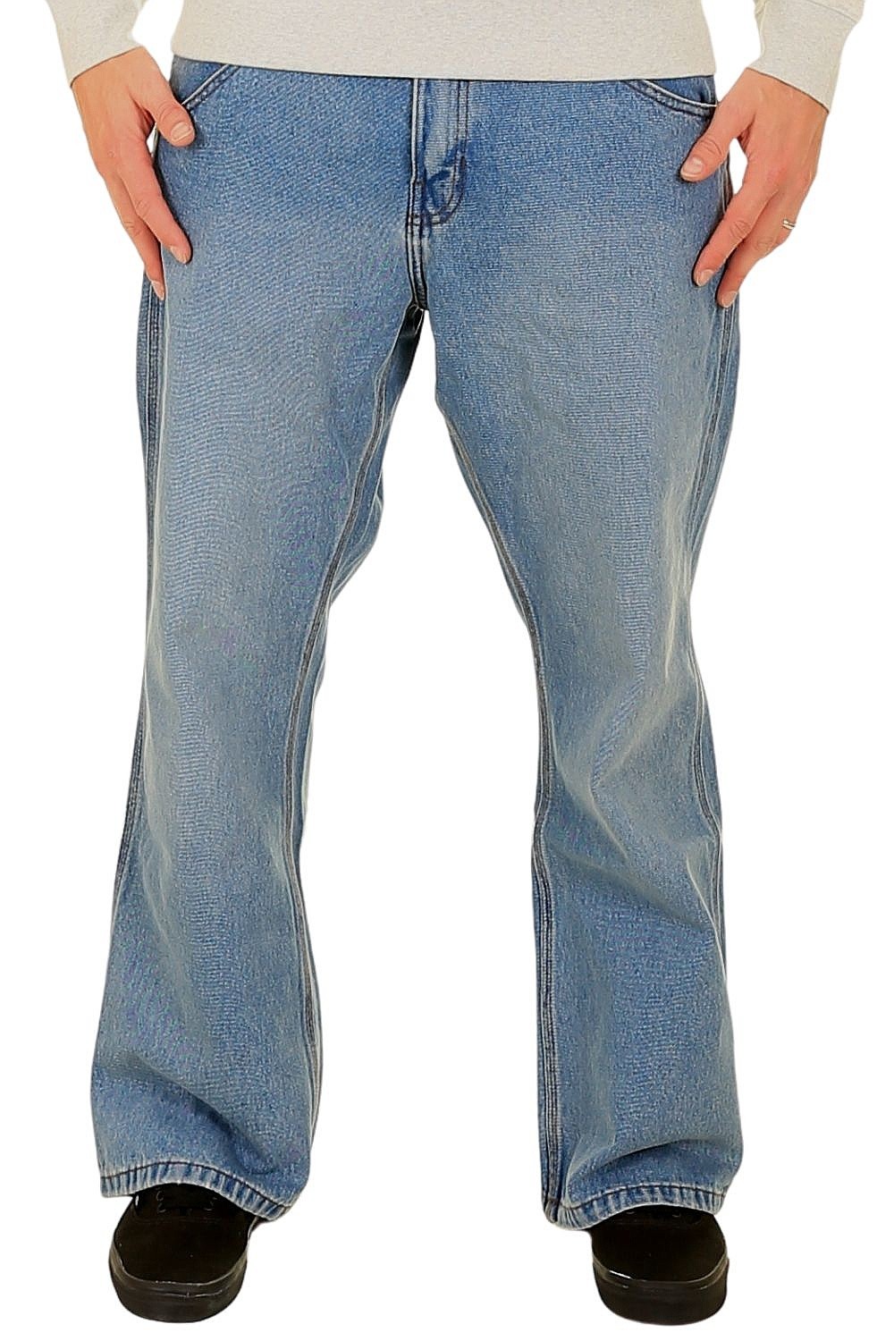 jeansy Vans Skate Loose Bootcut Denim - Stone Wash - men´s
