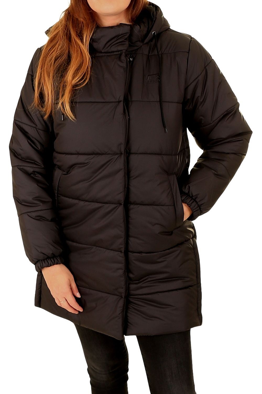 куртка Vans MTE Hillgate Long Puffer - Black - women´s