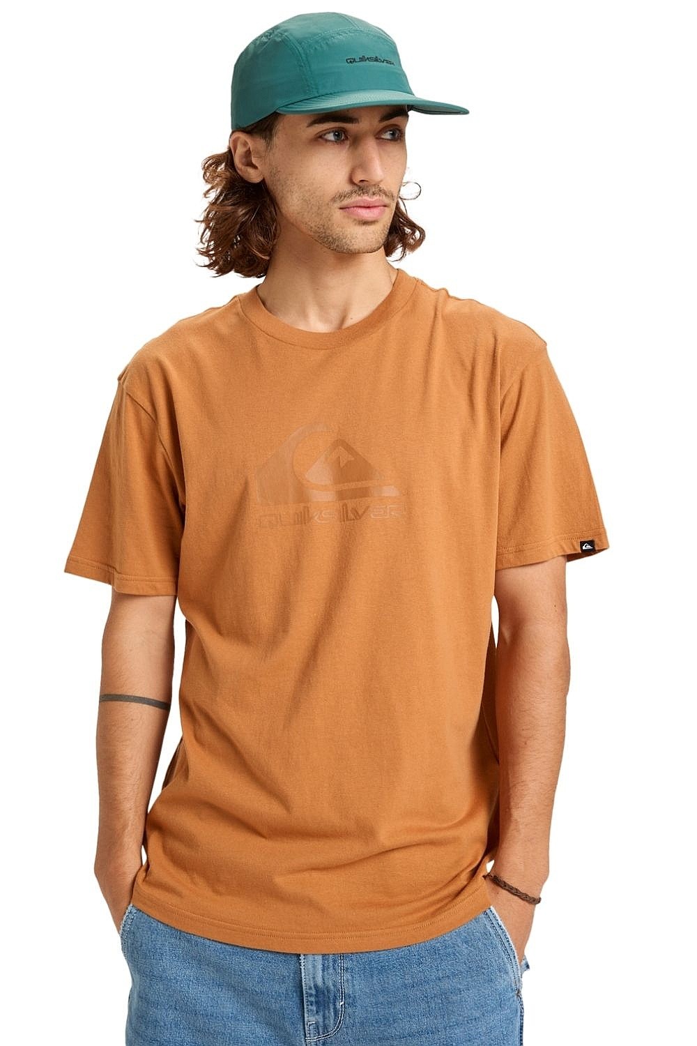 tricou Quiksilver Ev Comp Logo 2 - CMD0/Almond - men´s