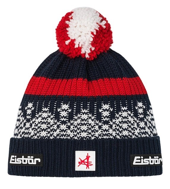 шляпа Eisbär Norrak Pompon MÜ - 024/Nacht/White/Ardea