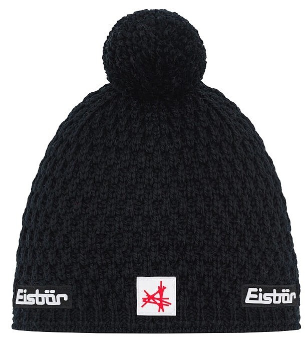 шляпа Eisbär Trail Pompon MÜ SA - 009/Schwarz