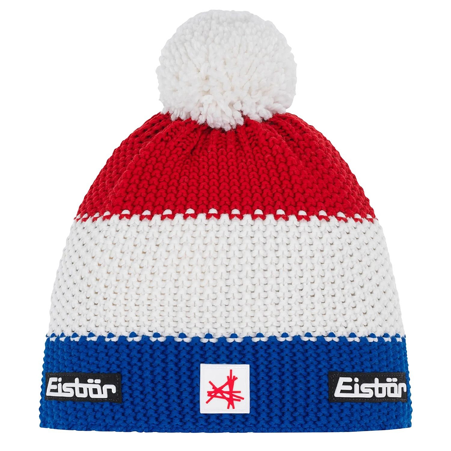 шляпа Eisbär Star Pompon MÜ SA - FRA/Lapis/White/Ketchup
