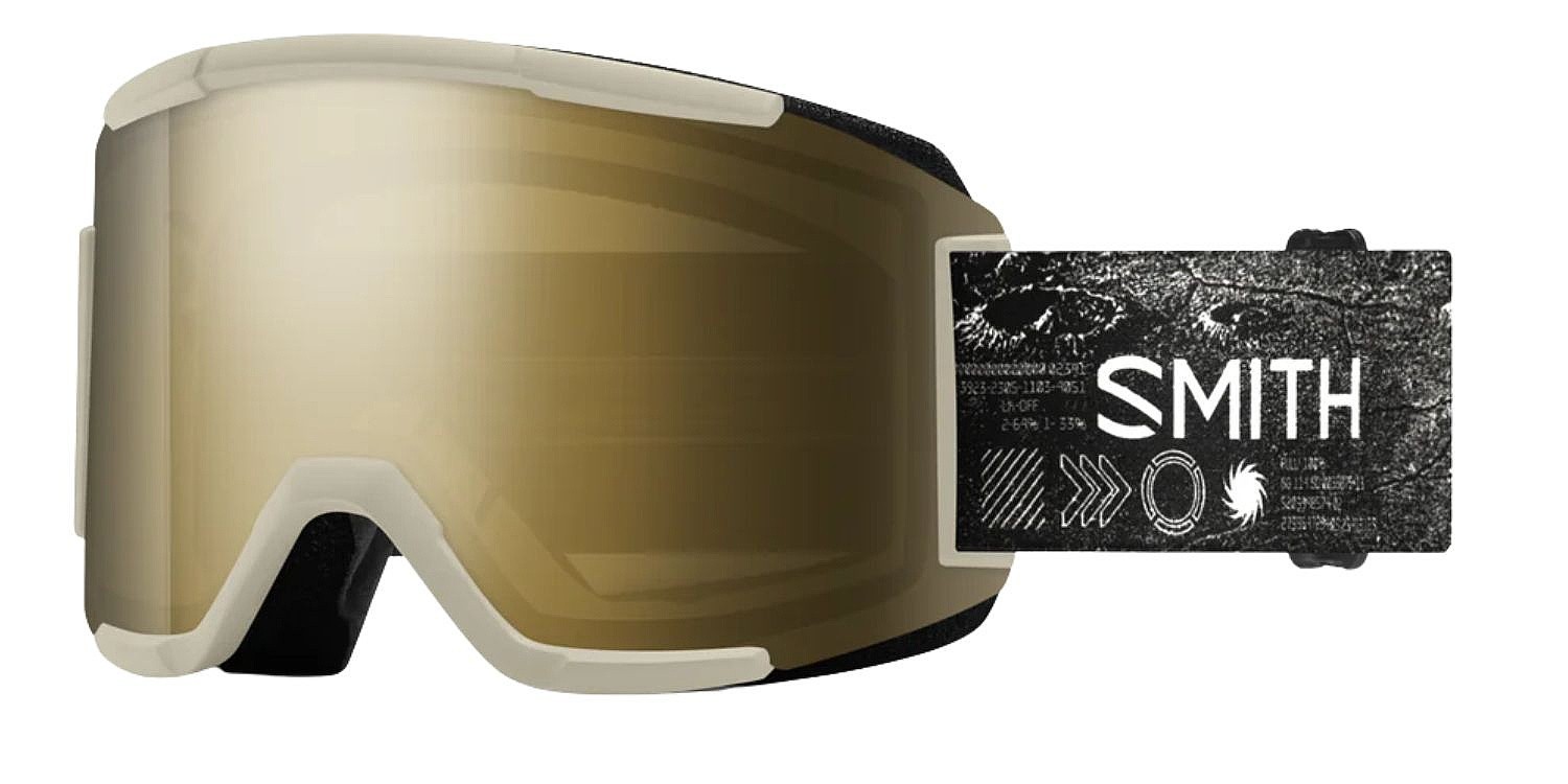 maschera da sci Smith Squad - Chalk Space Invander/ChromaPop Sun Black Gold