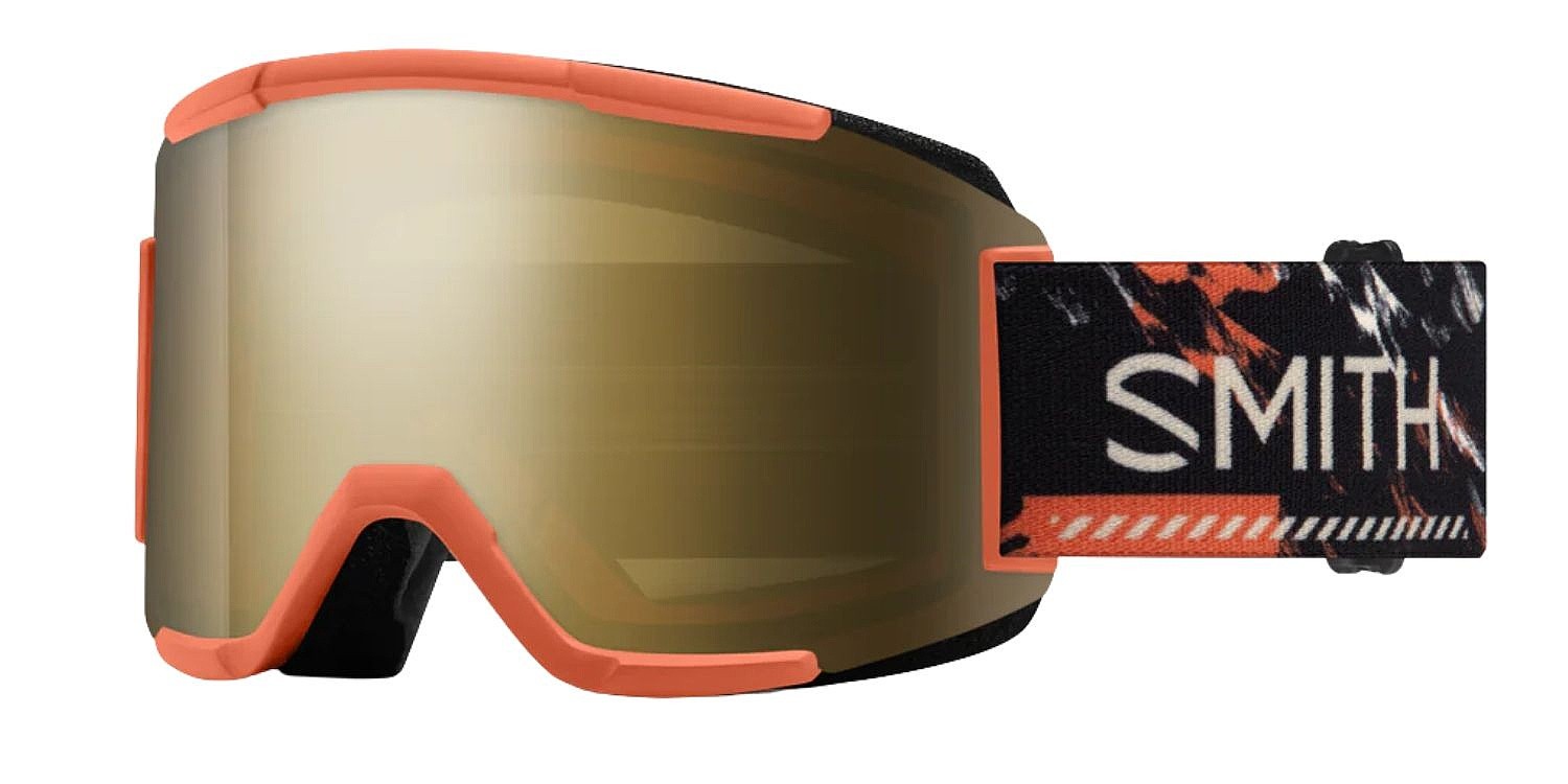 Skibrille Smith Squad - Cinder Chop Up/ChromaPop Sun Black Gold