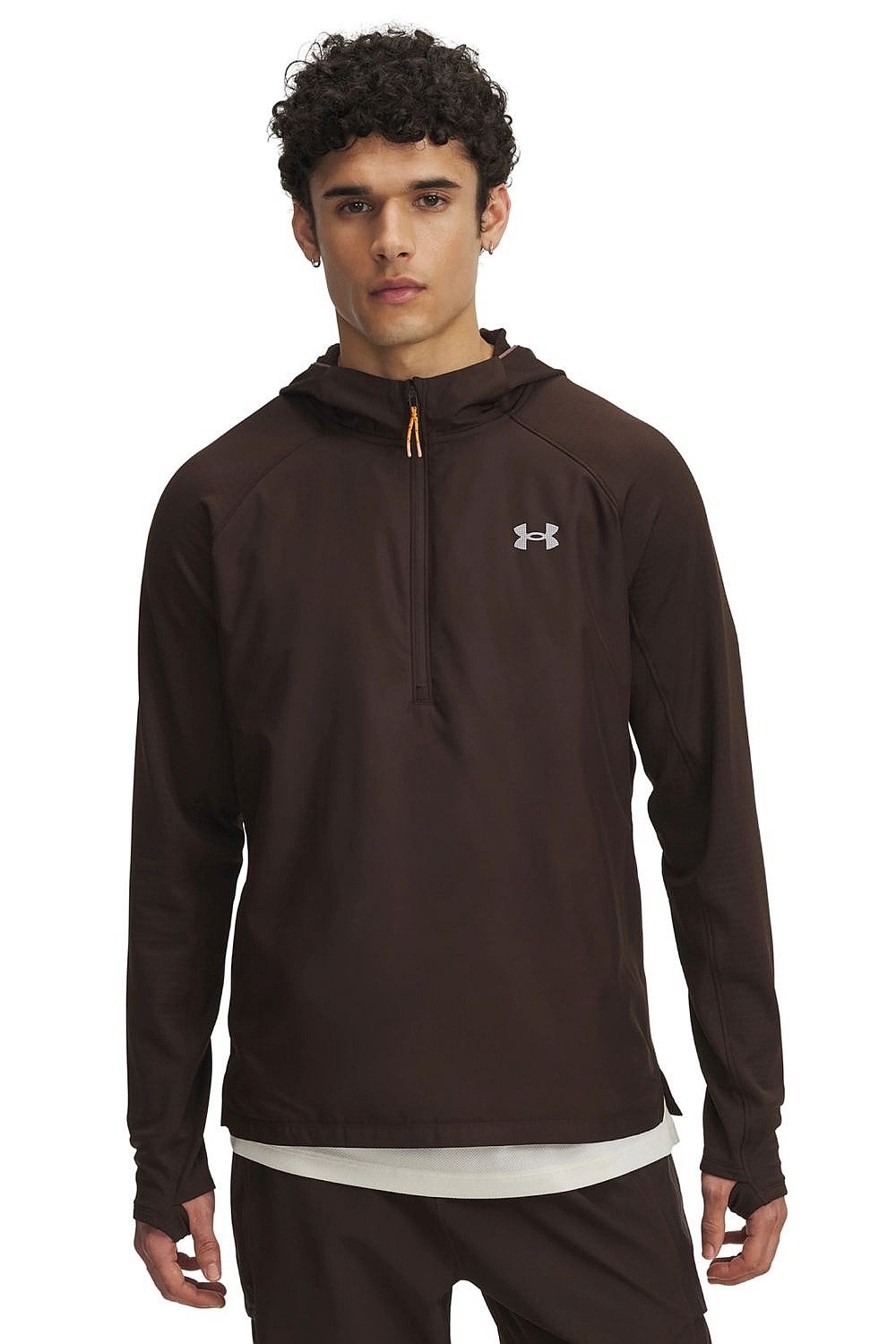 Jacke Under Armour Trail Run Hoodie - Kona Brown/Reflective - men´s