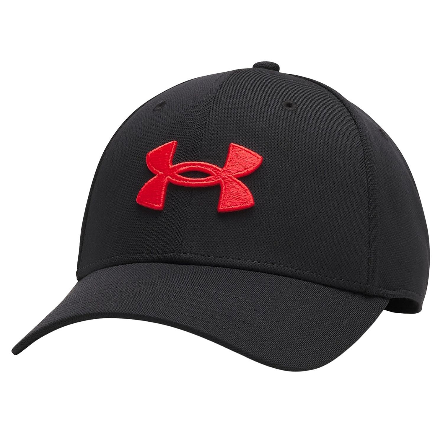 casquette Under Armour Blitzing Low - Black/Racer Red - men´s