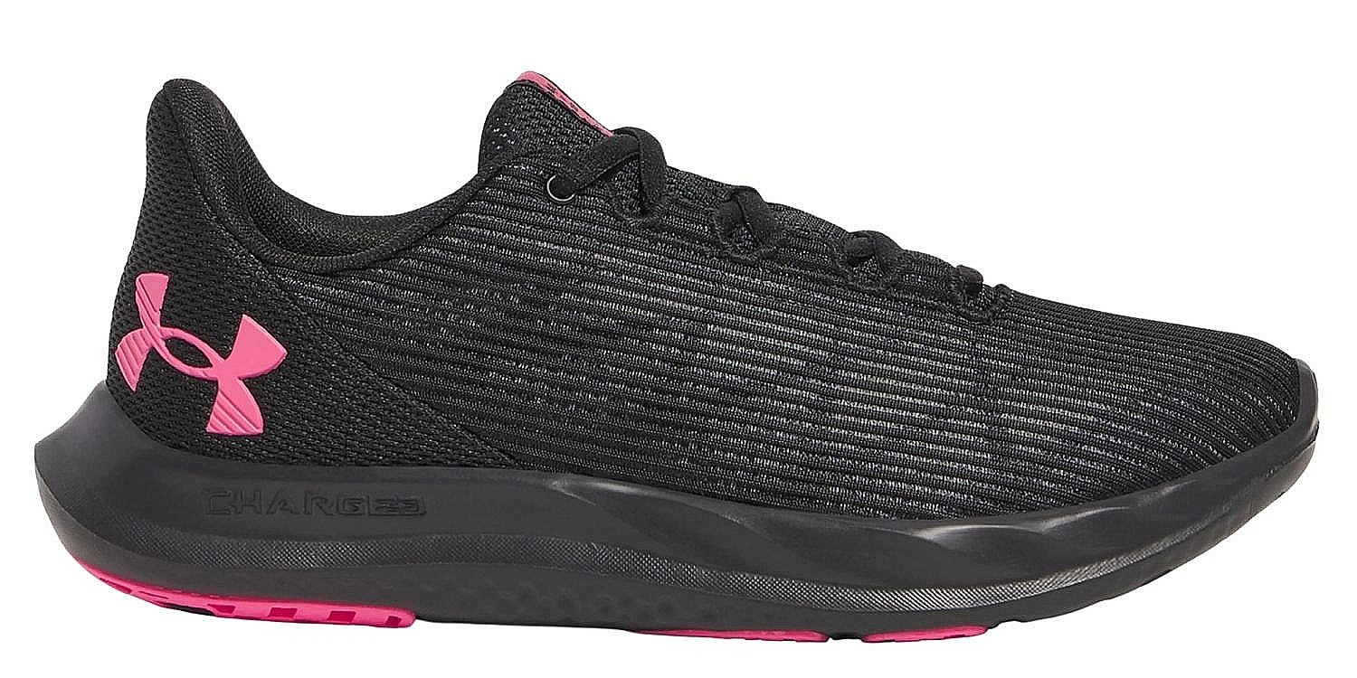 boty Under Armour Charged Speed Swift - Black/Super Pink