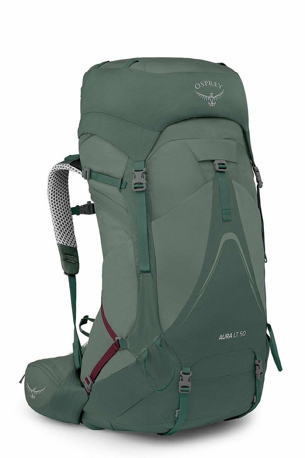 ruksak Osprey Aura AG LT 50 WXS/WS - Koseret/Darjeeling Spring Green - women´s