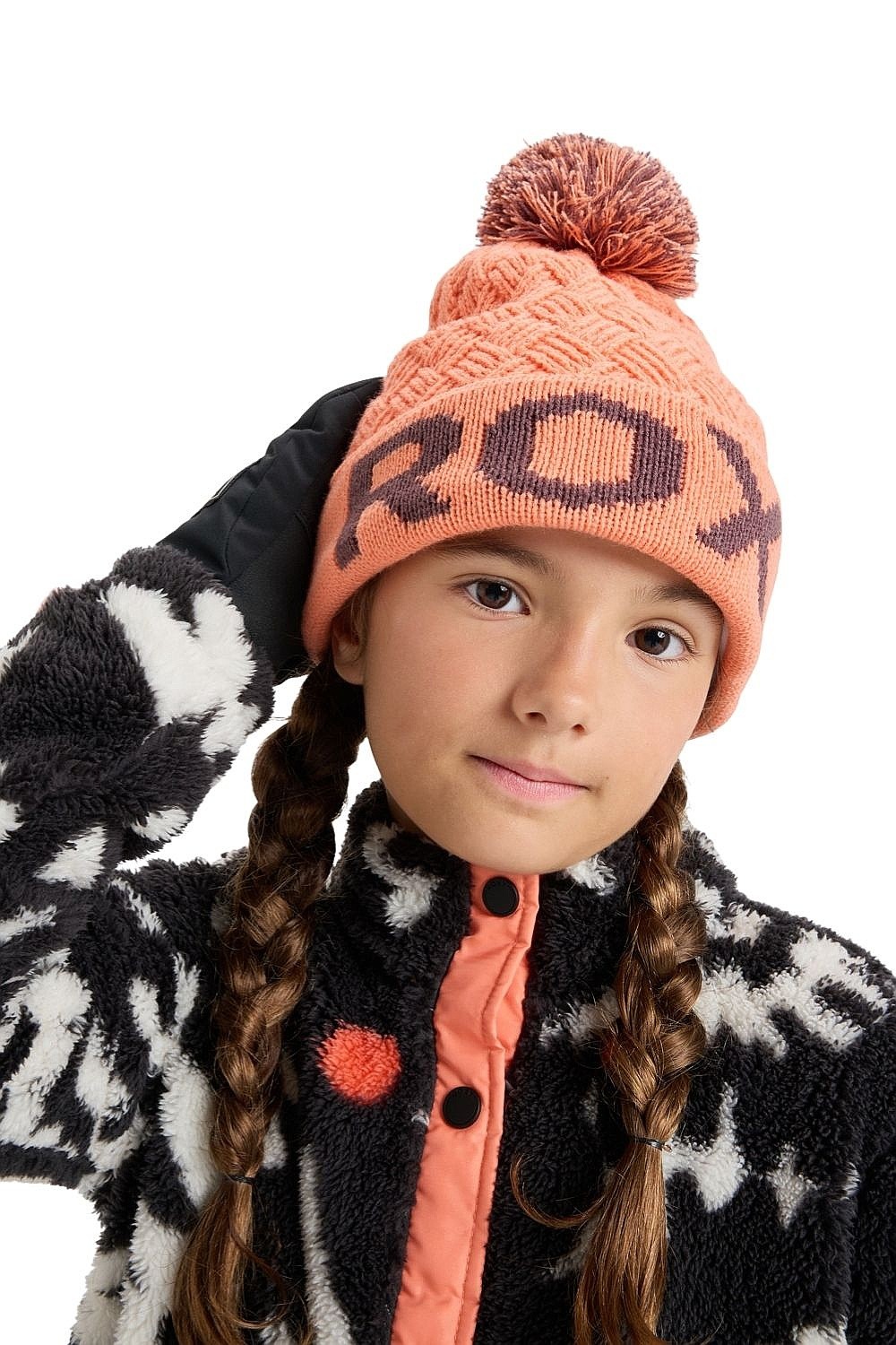 čiapka Roxy Effie - NKN0/Coral Chic - girl´s