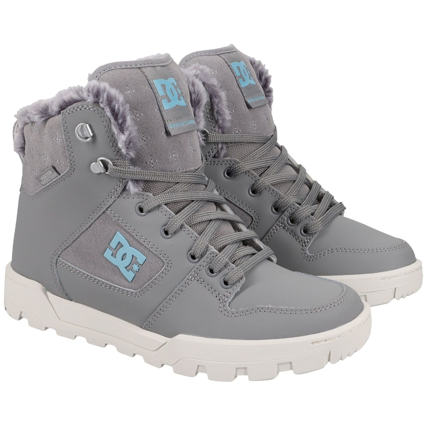 pantofi DC Manteca 4 Boot - Grey/Grey - women´s
