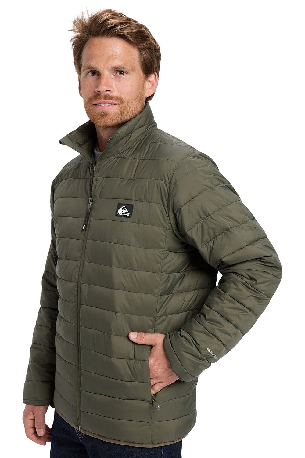 jacka Quiksilver Scaly - CRE0/Grape Leaf - men´s