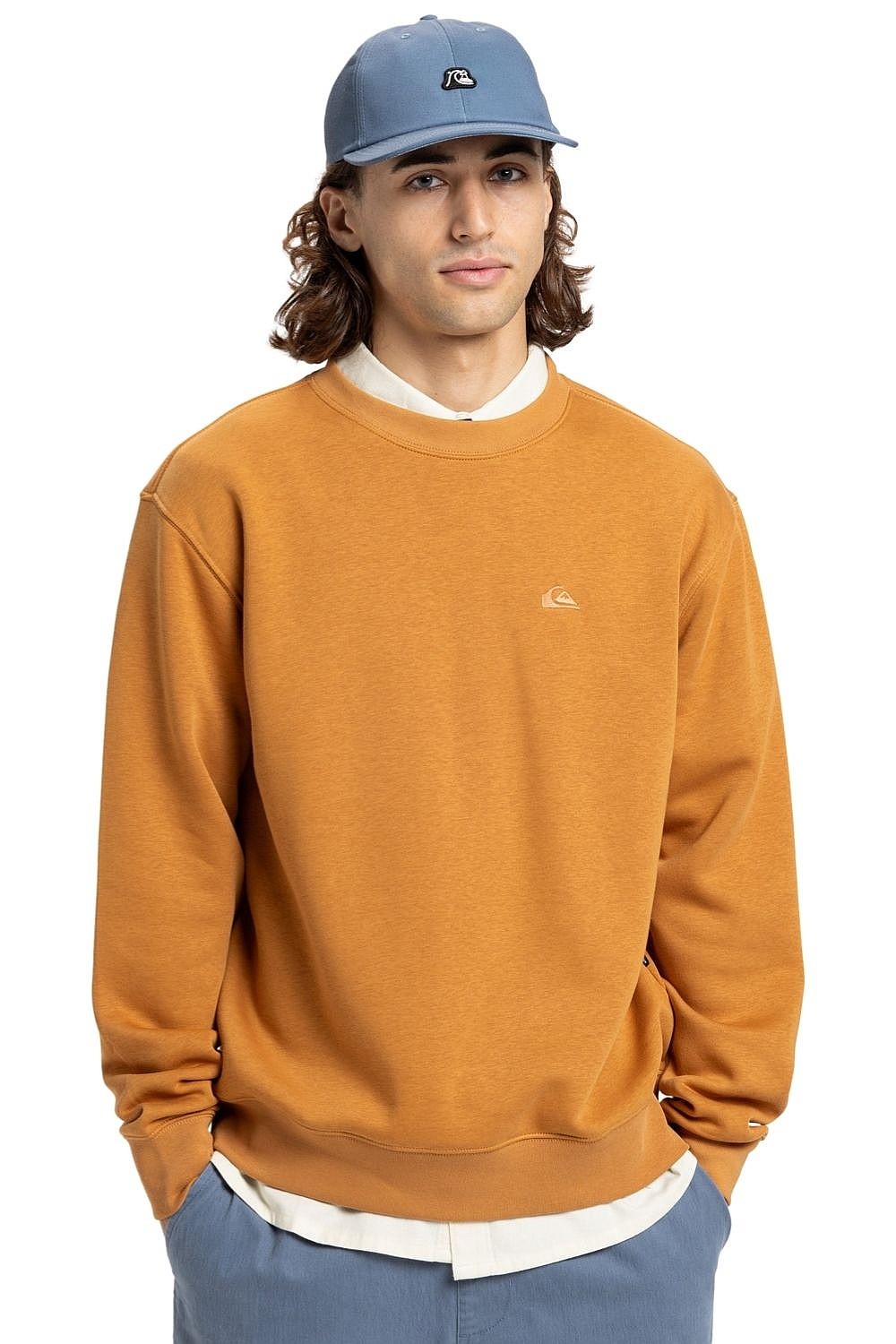 Sweatshirt Quiksilver Salt Water Crew - CMD0/Almond - men´s