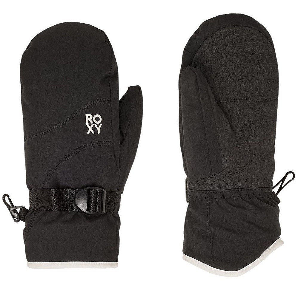 handskar Roxy Jetty Solid Mitt - KVJ0/True Black - girl´s