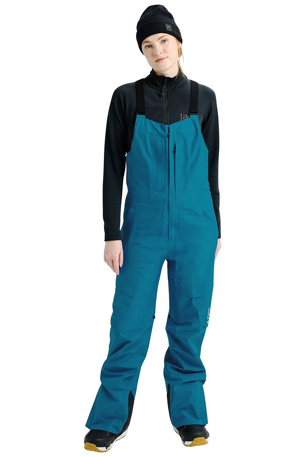 pantalon Burton Kimmy Bib AK Stretch 3L Gore-Tex - Blue Teal - women´s