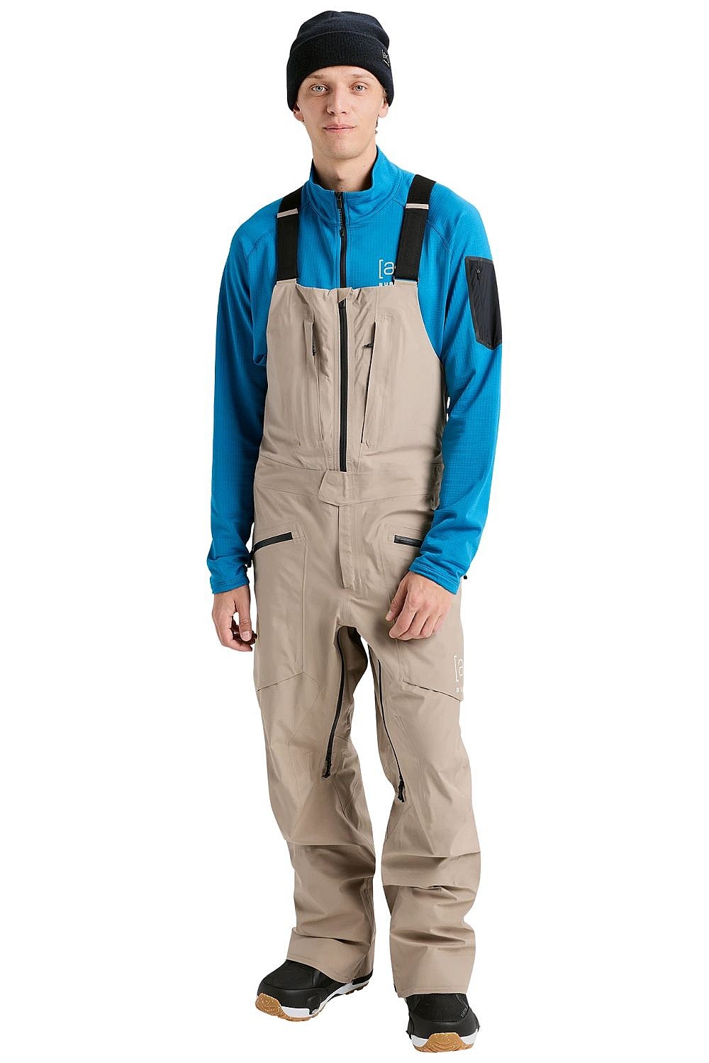 nohavice Burton Freebird AK Bib 3L Gore-Tex Stretch - Summit Taupe - men´s