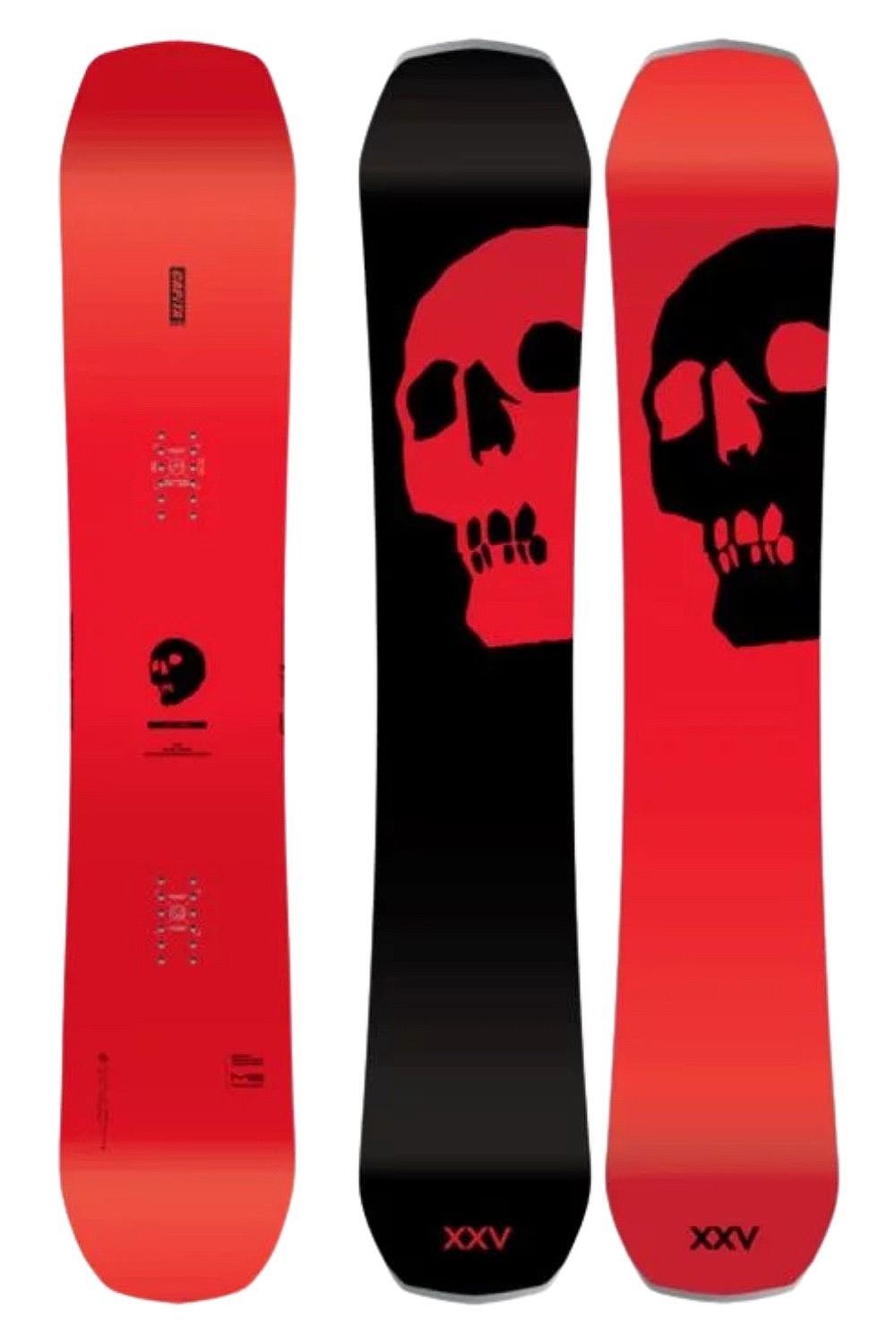 snowboard Capita The Black Snowboard Of Death Camber - Black/Red