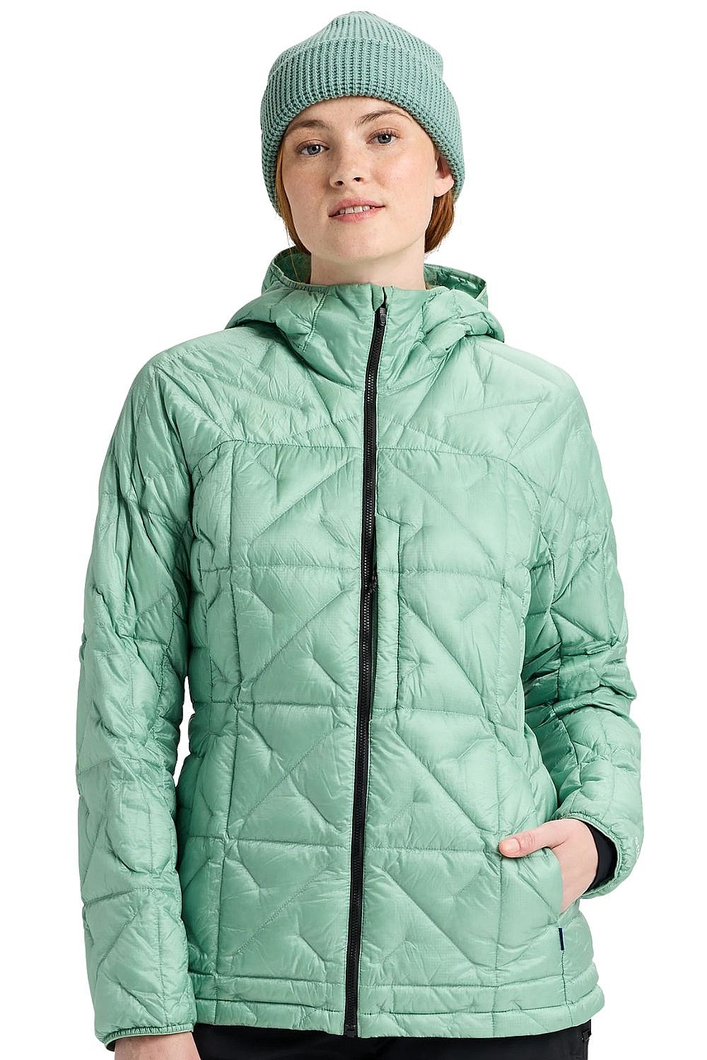 bunda Burton Baker AK Hooded Down - Soft Sage - women´s