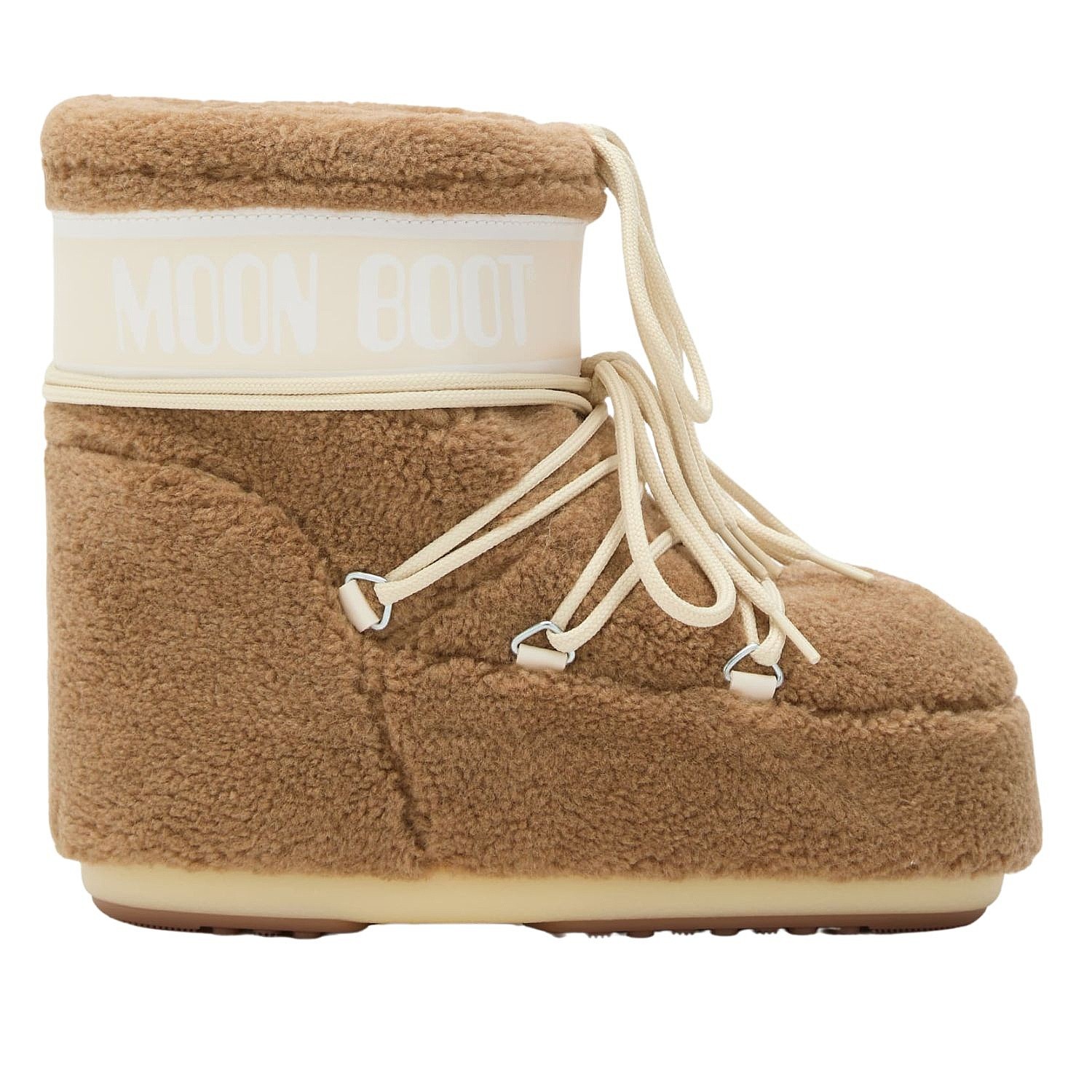 sko Moon Boot Icon Low Fleece - Camel